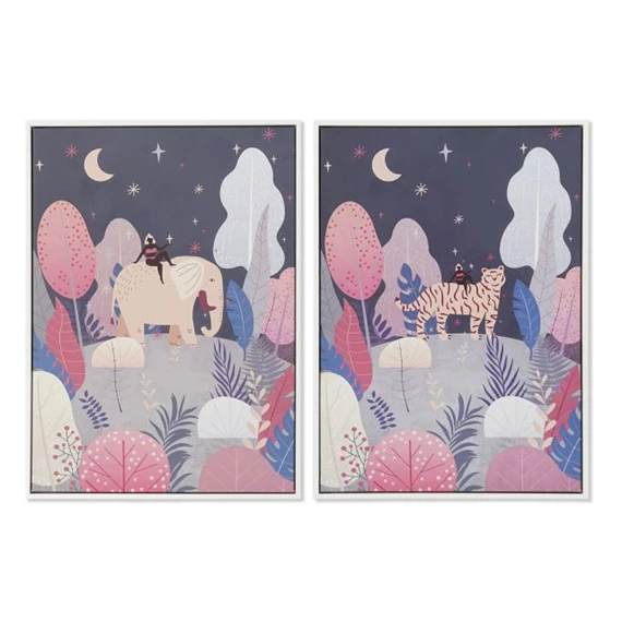 Kép fák este 53x4,3x73 cm 2 féle