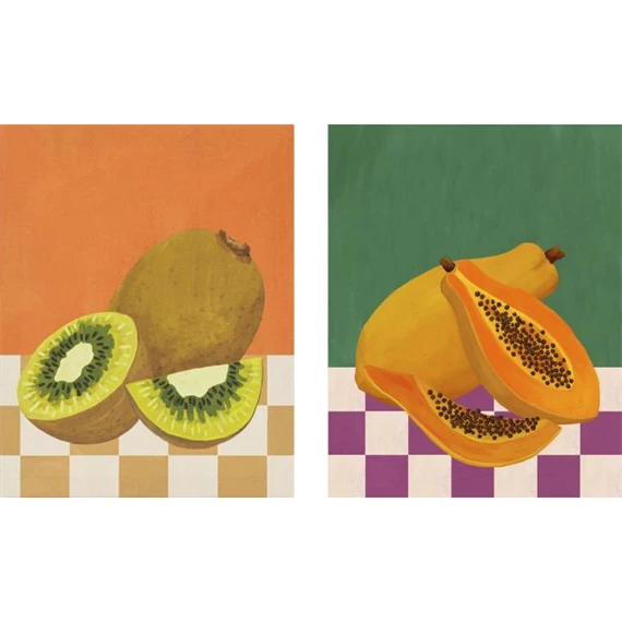 Kép gyümölcs 26x2x33 cm 2 féle