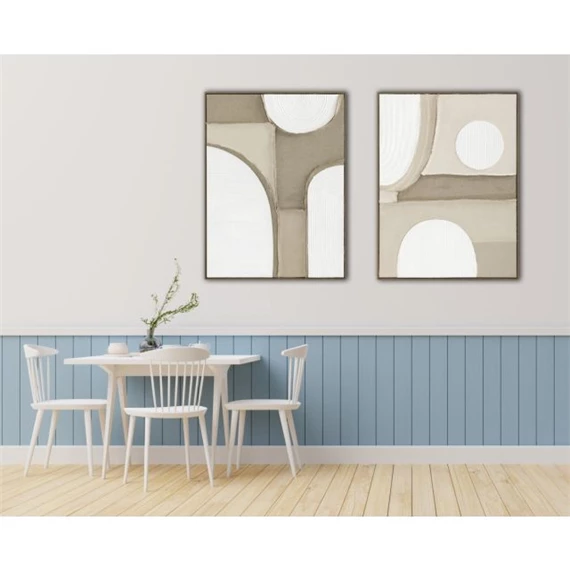 Kép keretes, absztrakt 62x3,8x82 cm 2 féle