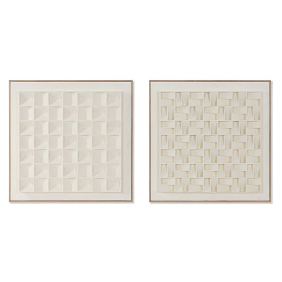 Kép keretes, geometrikus 3D 60x7x60 cm 2 féle