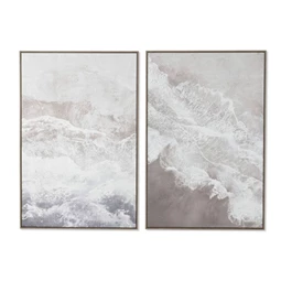 Kép keretes, hullám 60x3x90 cm 2 féle