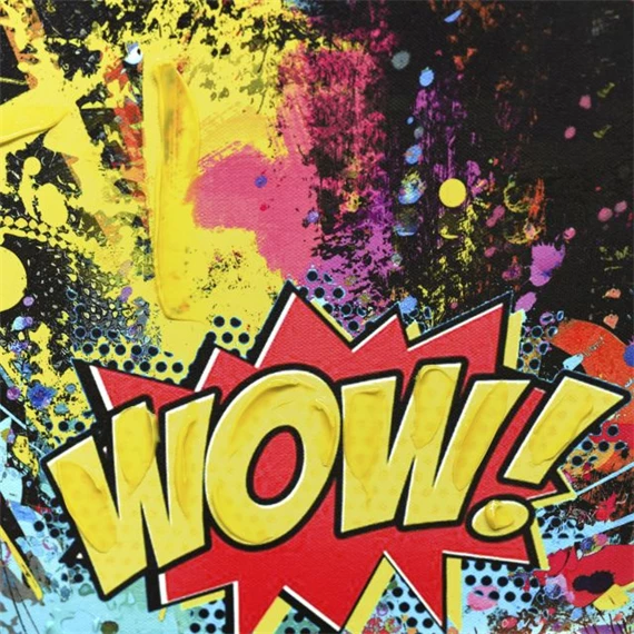 Kép keretes, kézzel festett, LED-es, macska 63x3x93 cm 2 féle