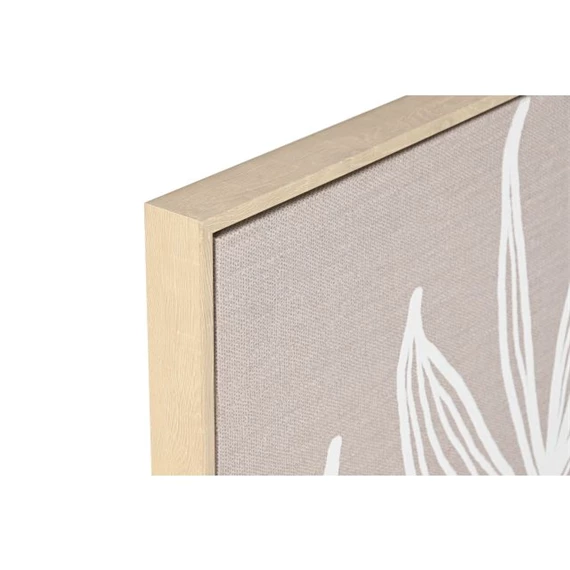 Kép keretes, levél 3D-s 83x4,5x83 cm 2 féle