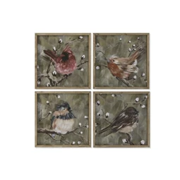 Kép keretes, madár 50x2x50 cm 4 féle
