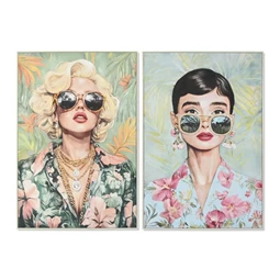 Kép keretes, nő 82,5x3,5x122,5 cm 2 féle