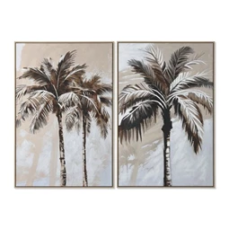 Kép keretes pálmafa 83x4,5x123 cm 2 féle