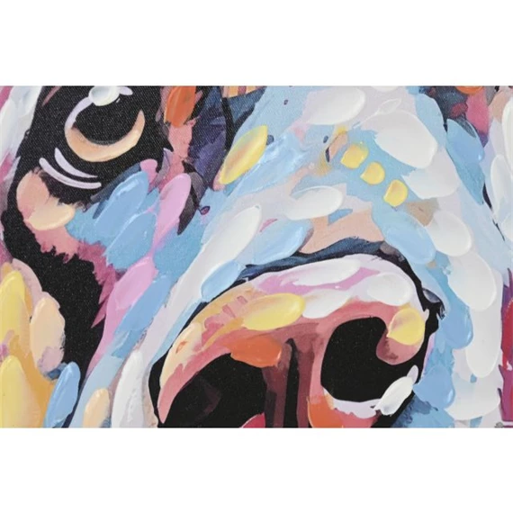 Kép kutya, kézzel festett 80x3x80 cm 2 féle