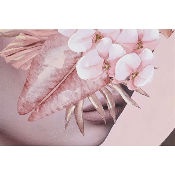 Kép lány virággal 50x3,5x70 cm 2 féle