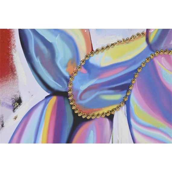 Kép lufikutya, kézzel festett 80x3x80 cm 2 féle