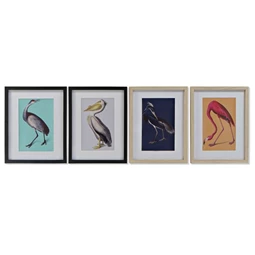 Kép madarak, keretes 35x2x45 cm 4 féle