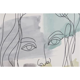 Kép nő keretes 40x3x60 cm 6 féle