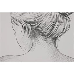 Kép nő, keretes 82,5x4,5x102,5 cm 2 féle