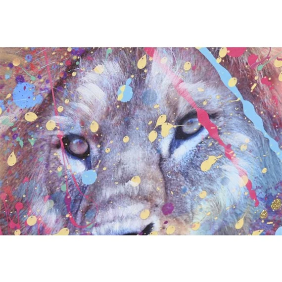 Kép oroszlán 80x2,5x80 cm 4 féle