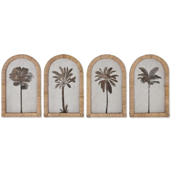 Kép pálma keretes 22,5x2,4x35,5 cm 4 féle