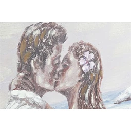 Kép pár a strandon 100x4x100 cm 2 féle