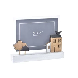 Képkeret házakkal 22x3,5x18 cm