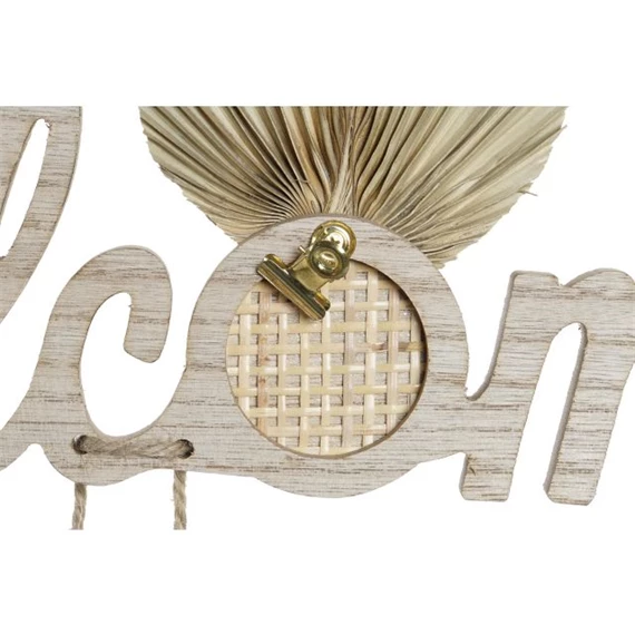 Képkeret többfotós "Welcome" felirattal 37x1,2x50 cm