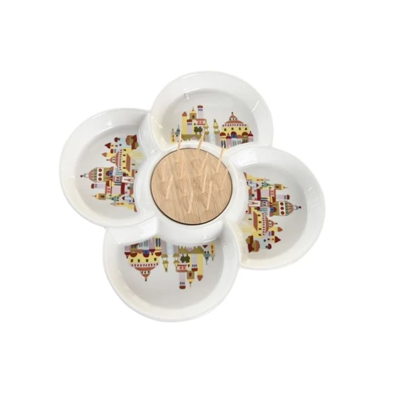 Kínáló előételhez 22x22x7 cm