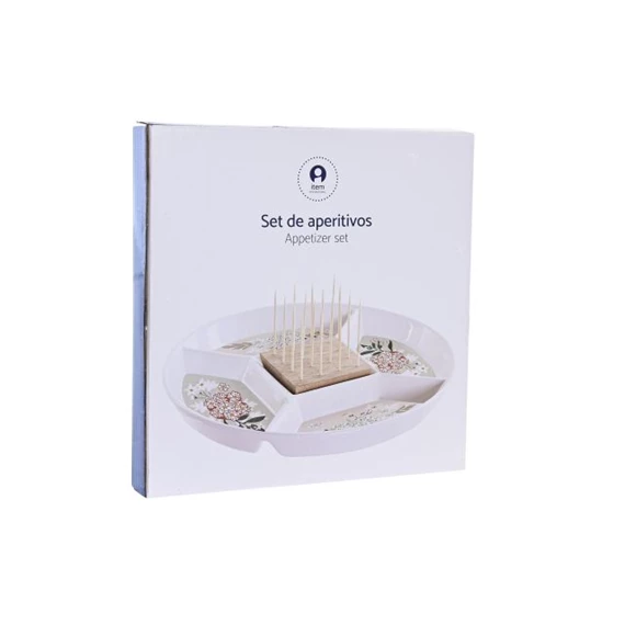 Kínáló előételhez 23,5x23,5x3 cm