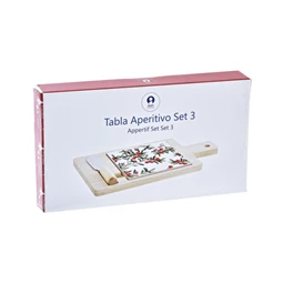 Kínáló szett előételhez 21,5x11,8x1 cm S/3