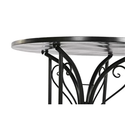 Kisasztal kovácsoltvas mozaik mintával 80x80x76 cm