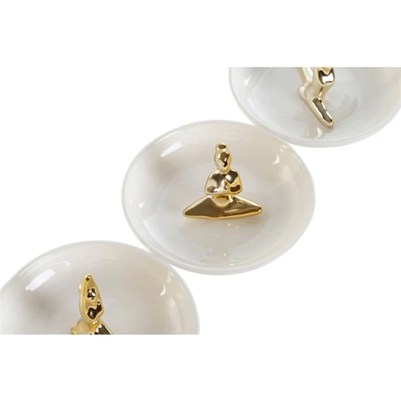 Kistálca jóga figurával 11x11x6,5 cm 3 féle