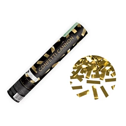 Konfetti ágyú arany 28 cm