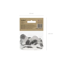 Konfetti körök ezüst 15 g