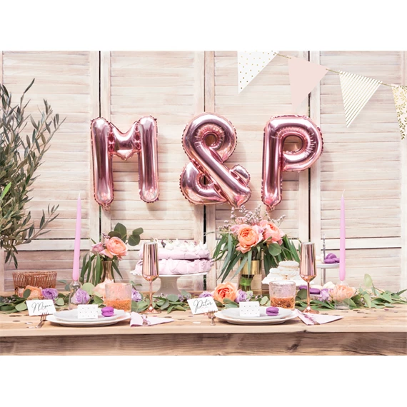 Konfetti körök rózsaarany 15 g