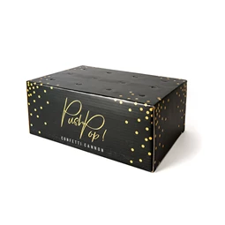 Konfetti push pop arany