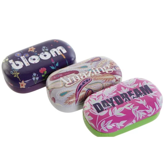 Kontaktlencsetartó 9,6x5,7x3 cm 3 féle