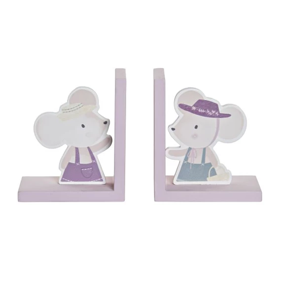 Könyvtámasz egérrel 12,5x9,5x14,5 cm 2 féle