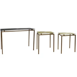 Konzolasztal szett 109,5x37,5x80 cm S/3