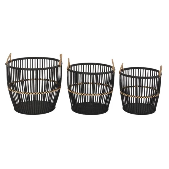 Kosár szett 36x36x39 cm S/3