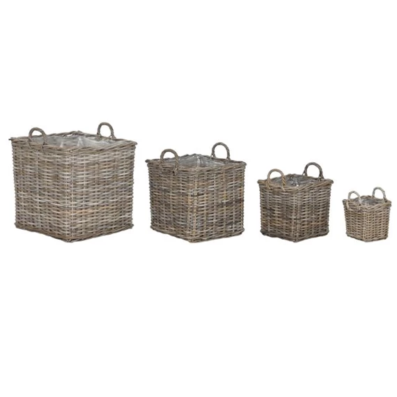 Kosár szett 50x50x58 cm S/4