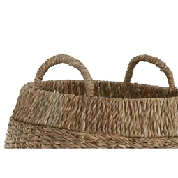 Kosár szett füllel, kerek 45x45x28 cm S/3