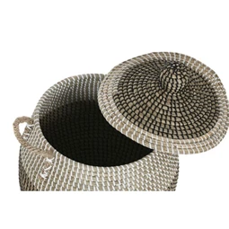 Kosár szett füllel 45x45x48 cm S/2