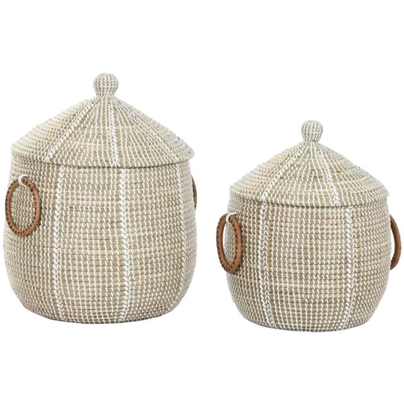 Kosár szett kerek 41x41x59 cm S/2