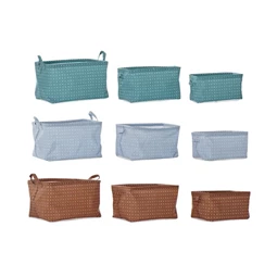 Kosár szett 35x25x22 cm 3 féle S/3