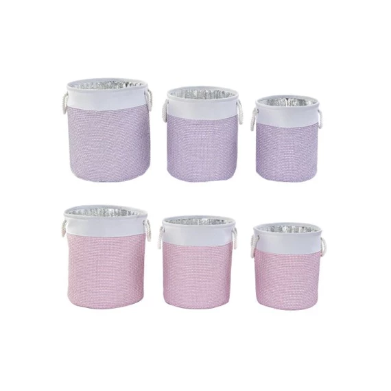 Kosár szett 40x40x49 cm 2 féle S/3