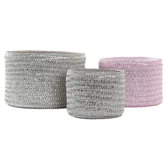 Kosár szett 27x27x17 cm S/3