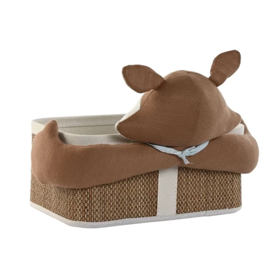 Kosár szett rókás 36x26x16 cm S/2