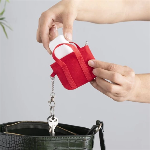 Kulcstartó fülhallgatónak, bevásárló táska