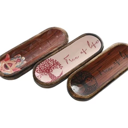 Kulcstartó tálca 28,5x10x3 cm 3 féle