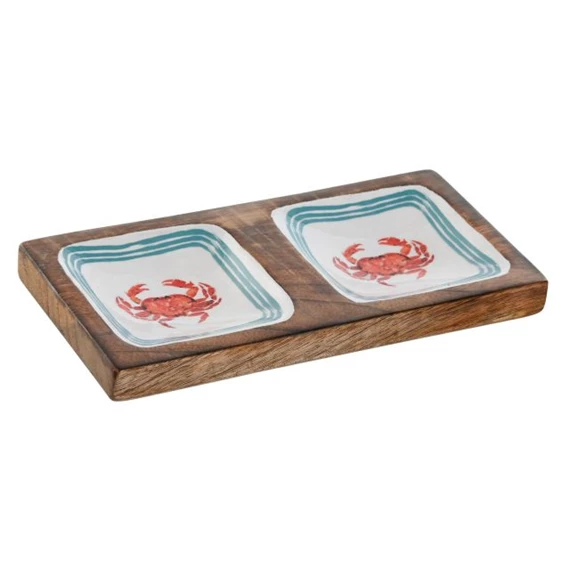 Kulcstartó tálca rákkal 20x10x2,5 cm