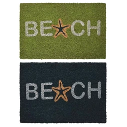 Lábtörlő "Beach" felirattal 60x40x1,5 cm 2 féle