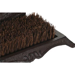 Lábtörlő csigával, öntöttvasból 25x15,5x15,8 cm