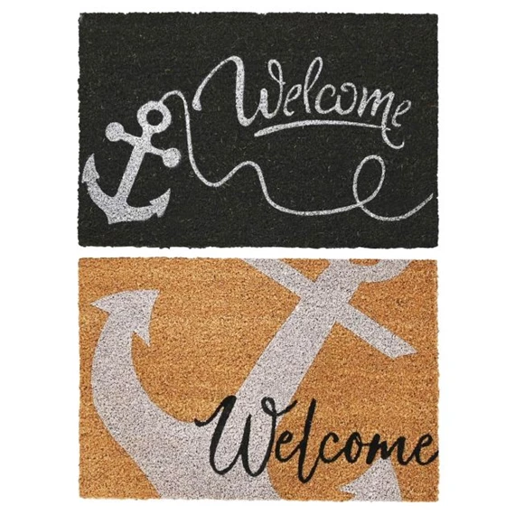 Lábtörlő horgony mintás 60x40x1,5 cm 2 féle