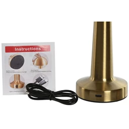 Lámpa asztali, LED-es 9x9x21 cm 3 féle