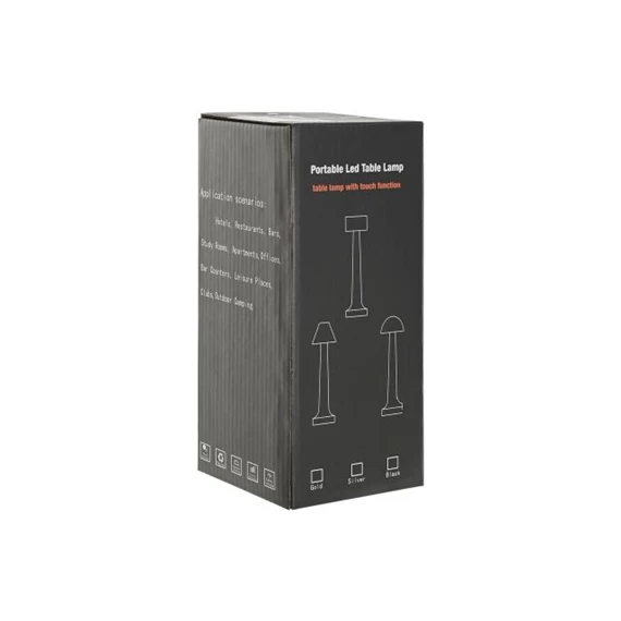 Lámpa asztali 9x9x21 cm 3 féle